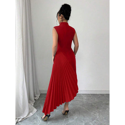 Asymmetric Sleeveless Casual Holiday Dress For Women