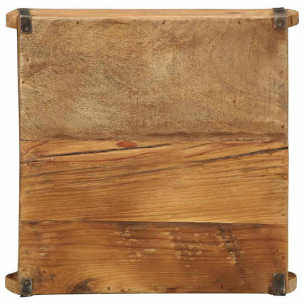 Dienblad 4 St Bruin Massief Gerecycleerd Hout - XdropX