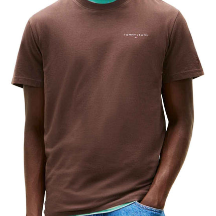 TOMMY JEANS - Men's T-shirt with linear logo  - Size XXL-0