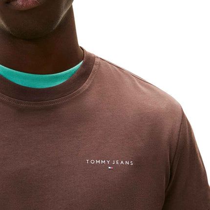 TOMMY JEANS - Men's T-shirt with linear logo  - Size XXL-3