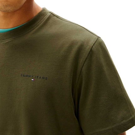 TOMMY JEANS - Men's T-shirt with linear logo  - Size XXL-6