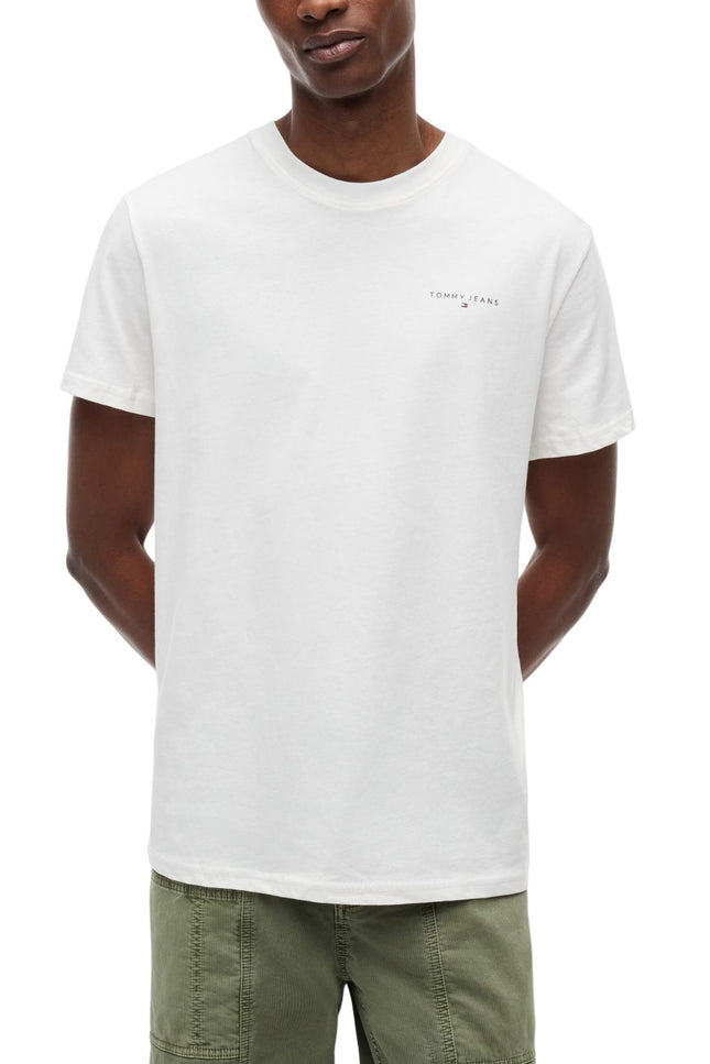 TOMMY JEANS - Men's T-shirt with linear logo  - Size XXL-10