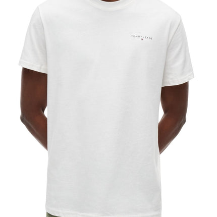 TOMMY JEANS - Men's T-shirt with linear logo  - Size XXL-14