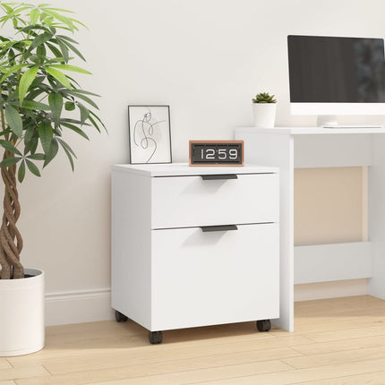 Dossierkast Verrijdbaar 45X38X54Cm Bewerkt Hout Kleurig - XdropX