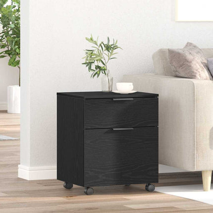 Dossierkast Verrijdbaar 45X38X54Cm Bewerkt Hout Kleurig - XdropX