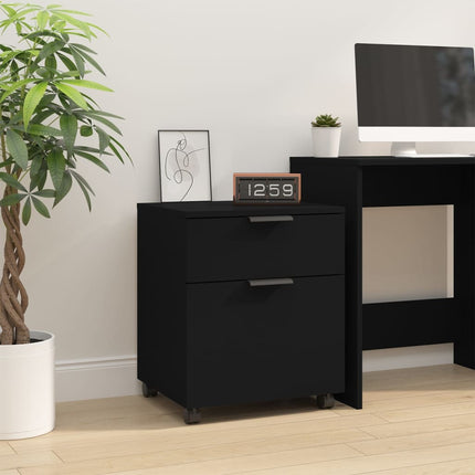 Dossierkast Verrijdbaar 45X38X54Cm Bewerkt Hout Kleurig - XdropX