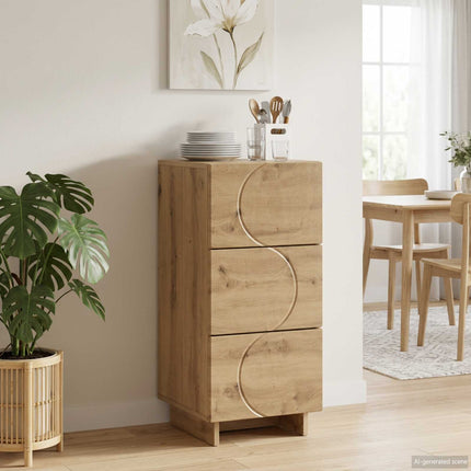 Dressoir 33.5 X 34.5 X 75 Cm Bewerkt Hout - XdropX