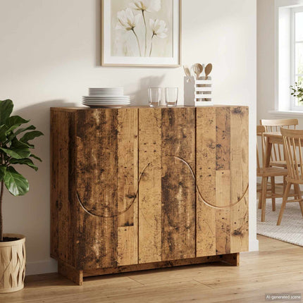 Dressoir 85,5 X 31 X 75 Cm Bewerkt Hout - XdropX