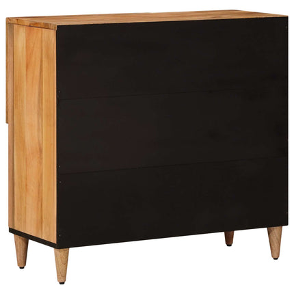 Dressoir Met Opslag 80 X 33 X 75 Cm Massief Mango Hout - XdropX
