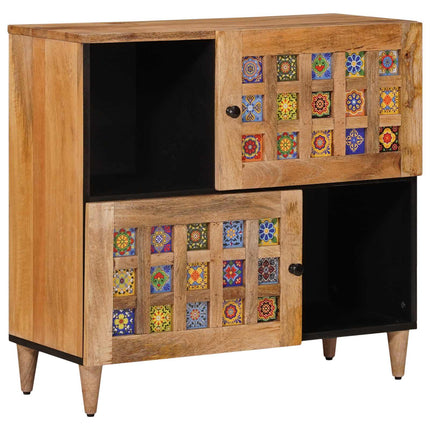 Dressoir Met Opslag 80 X 33 X 75 Cm Massief Mango Hout - XdropX