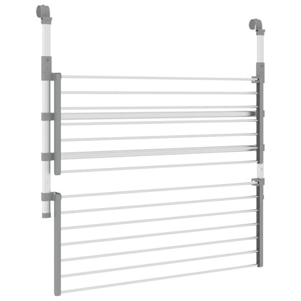Droogrek Voor Balkon 89X25X(60-95) Cm Aluminium - XdropX