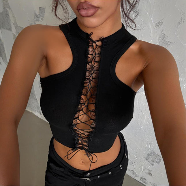 Sexy Strappy Slim-fit Crop Top For Women - XdropX