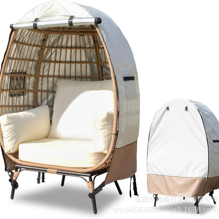 Outdoor With Zipper Waterproof Egg Chair Cover