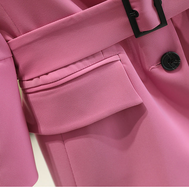 Solid-color Three-quarter-sleeve Casual Blazer For Women - XdropX