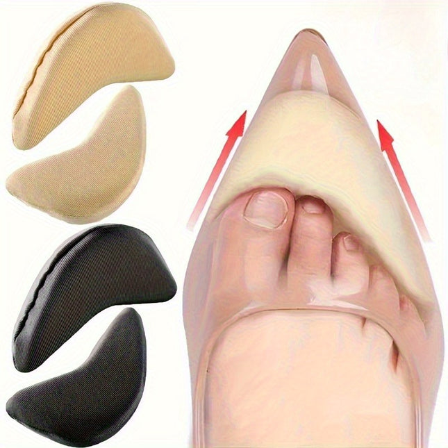 4 stuks gepolsterde teenkussens - geschikt voor hoge hakken, loafers, verstelbare gel gevulde teendoppen - comfortabele teensokjes - ideaal als reisschoenaccessoires - zacht en flexibel halve zooldesign - XdropX