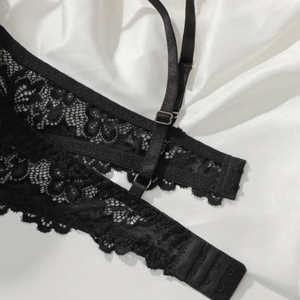 Sexy Bra Set, Lace, New Breathable Ultra-thin Anti-sagging Lingerie, Women's Underwear Set
