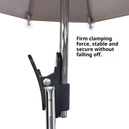 Phone Holder Umbrella Clip Outdoor Umbrella Phone Mount
