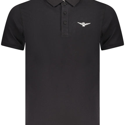 ARMY 1659 BLACK MEN'S SHORT SLEEVE POLO-0