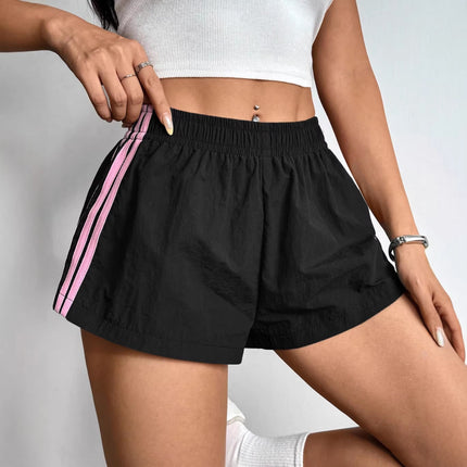 Womens American-style Casual Retro Athletic Shorts