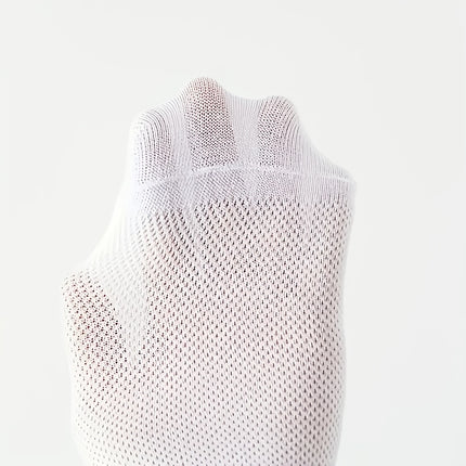 1/3/5/8 Paar Zomer Ademende Klassieke Boot Sokken, Comfortabel Casual, Lente/Herfst Zweetabsorberende Halfhoge Witte Multifunctionele Bootsokken