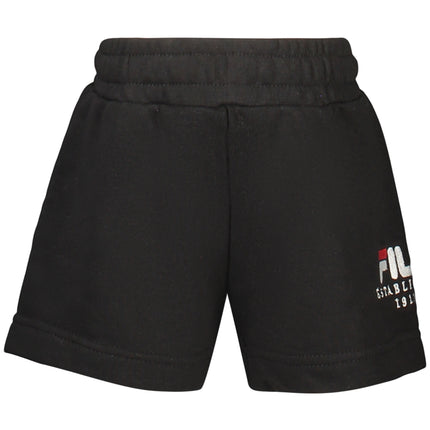 FILA GIRLS' BLACK SHORTS-0