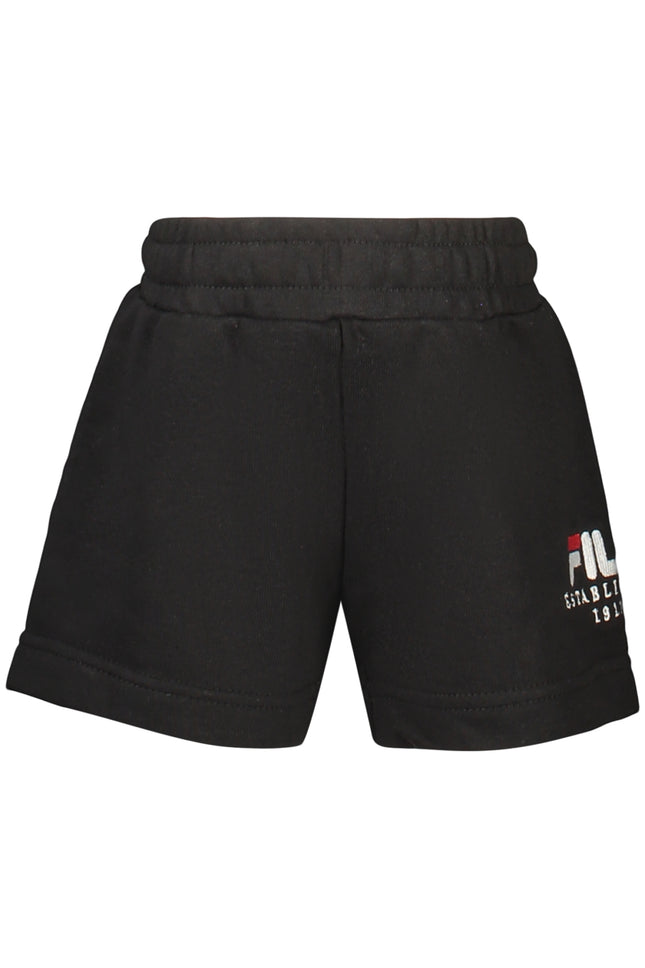 FILA GIRLS' BLACK SHORTS-0
