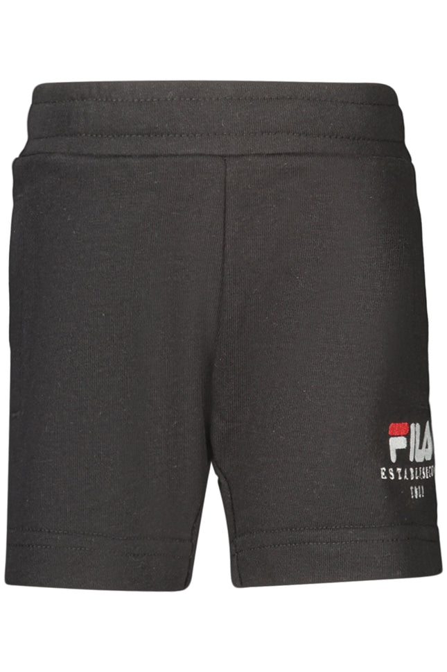 FILA BLACK KIDS' SHORTS-0