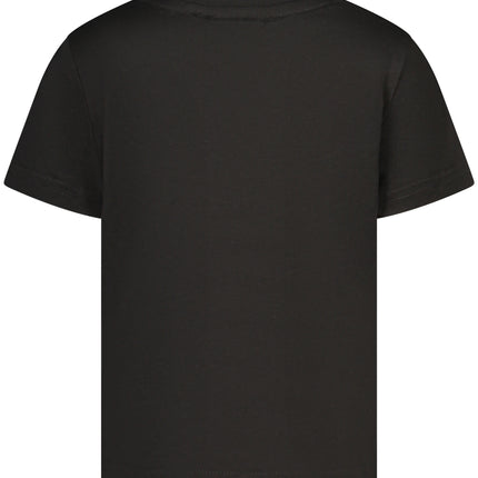 FILA SHORT-SLEEVED T-SHIRT FOR GIRLS, BLACK-1