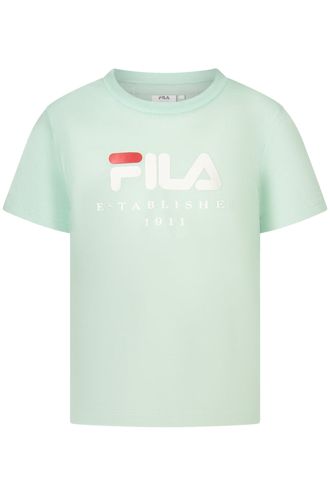 FILA GIRLS' SHORT-SLEEVED T-SHIRT, GREEN-0