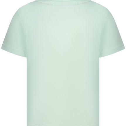 FILA GIRLS' SHORT-SLEEVED T-SHIRT, GREEN-1