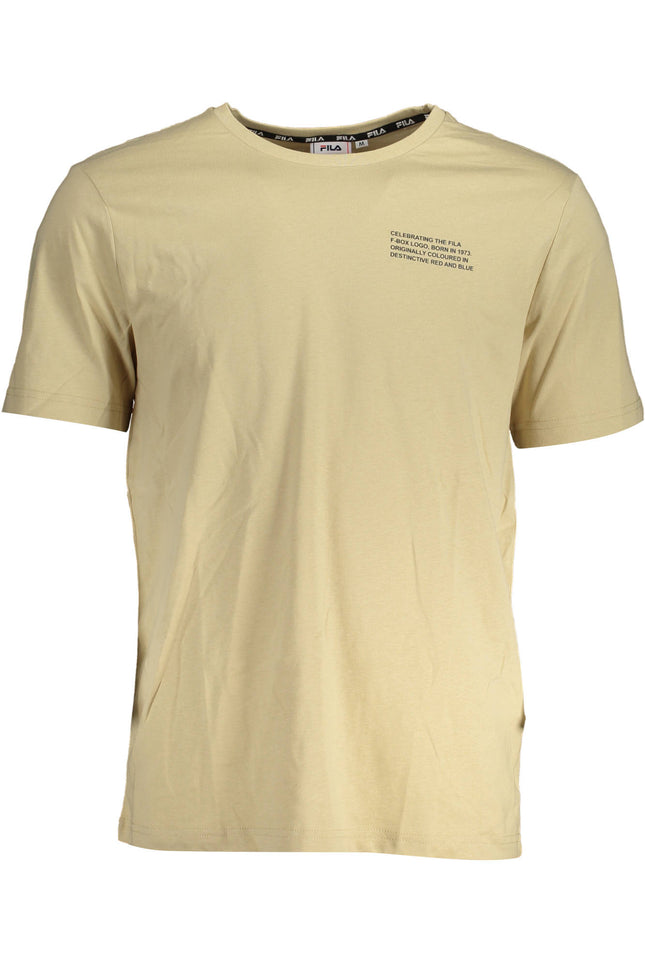 FILA T-SHIRT SHORT SLEEVE MAN BEIGE-0