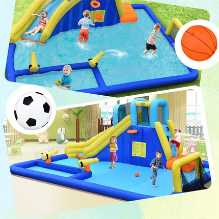 Focipályás felfújható vizi kalandpark-1