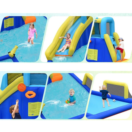 Focipályás felfújható vizi kalandpark-2