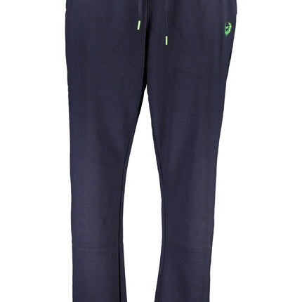 GIAN MARCO VENTURI MEN'S BLUE TROUSERS-0