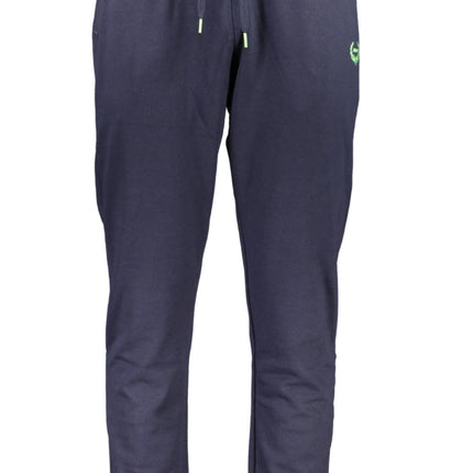 GIAN MARCO VENTURI MEN'S BLUE TROUSERS-0