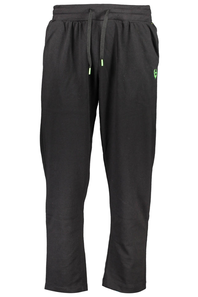 GIAN MARCO VENTURI BLACK MEN'S PANTS-0