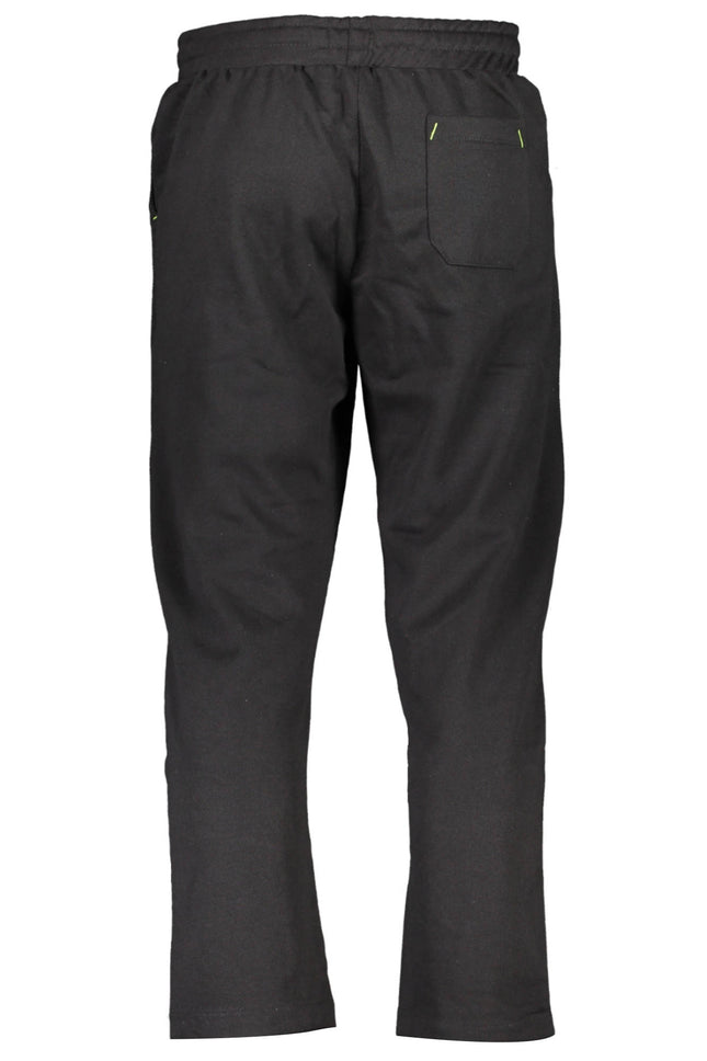 GIAN MARCO VENTURI BLACK MEN'S PANTS-1