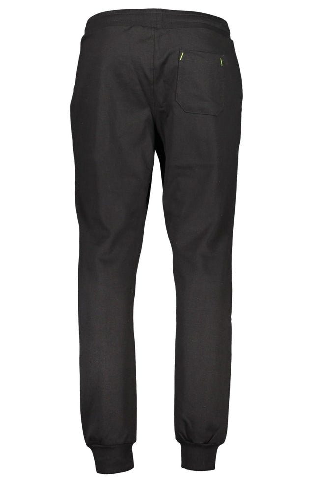 GIAN MARCO VENTURI BLACK MEN'S PANTS-1