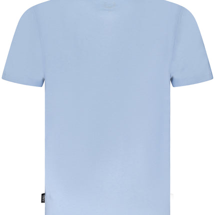 GIAN MARCO VENTURI MEN'S SHORT SLEEVE T-SHIRT BLUE-1