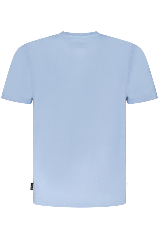 GIAN MARCO VENTURI MEN'S SHORT SLEEVE T-SHIRT BLUE-1