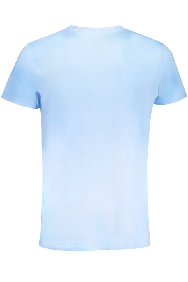 GIAN MARCO VENTURI MEN'S SHORT SLEEVED T-SHIRT BLUE-1