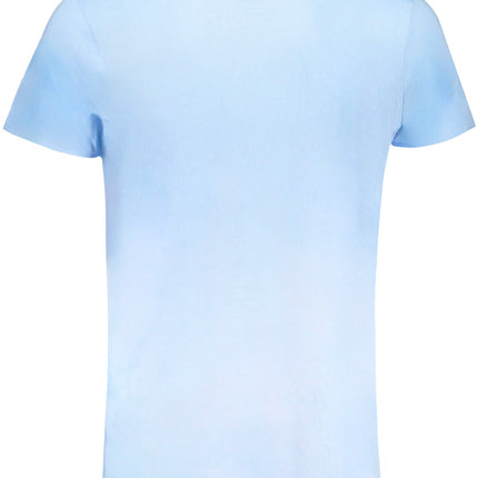 GIAN MARCO VENTURI MEN'S SHORT SLEEVED T-SHIRT BLUE-1