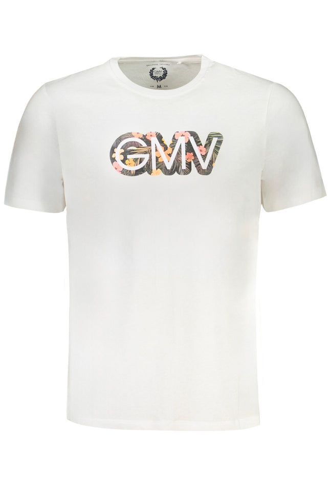 GIAN MARCO VENTURI MEN'S SHORT SLEEVED T-SHIRT WHITE-0