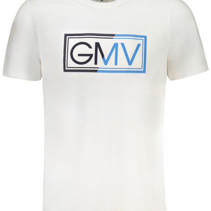 GIAN MARCO VENTURI MEN'S SHORT SLEEVED T-SHIRT WHITE-0