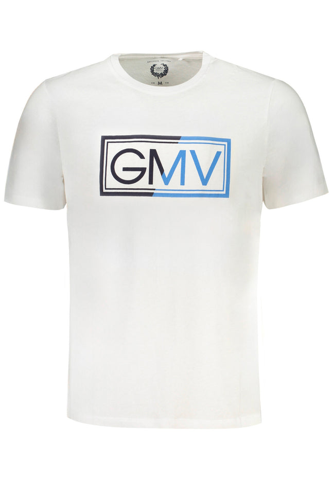 GIAN MARCO VENTURI MEN'S SHORT SLEEVED T-SHIRT WHITE-0