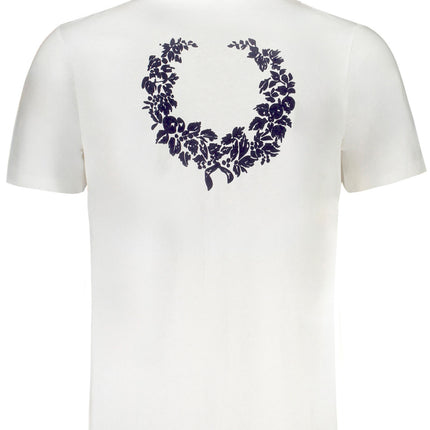 GIAN MARCO VENTURI MEN'S SHORT SLEEVED T-SHIRT WHITE-1