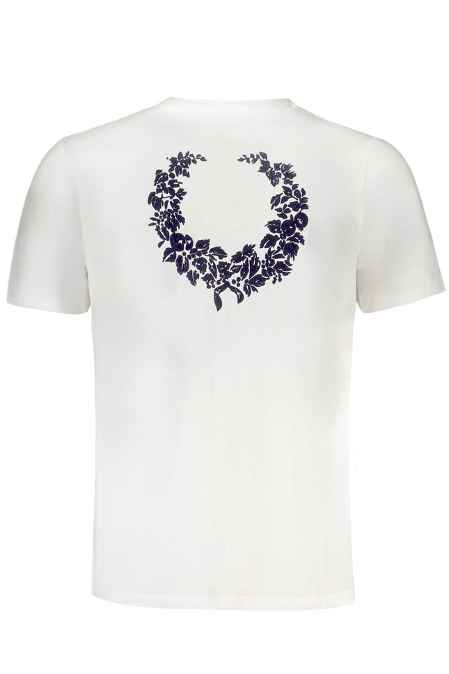 GIAN MARCO VENTURI MEN'S SHORT SLEEVED T-SHIRT WHITE-1
