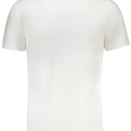 GIAN MARCO VENTURI MEN'S SHORT SLEEVED T-SHIRT WHITE-1