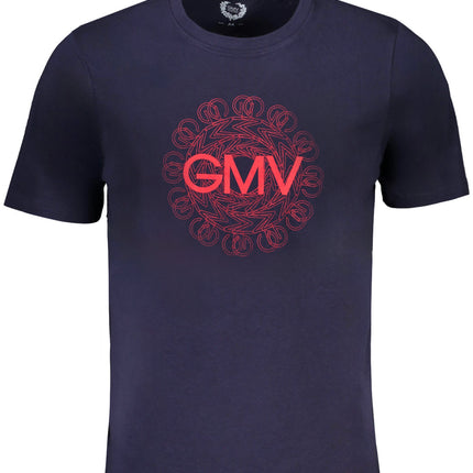 GIAN MARCO VENTURI MEN'S SHORT SLEEVED T-SHIRT BLUE-0