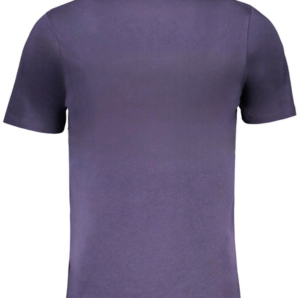 GIAN MARCO VENTURI MEN'S SHORT SLEEVED T-SHIRT BLUE-1